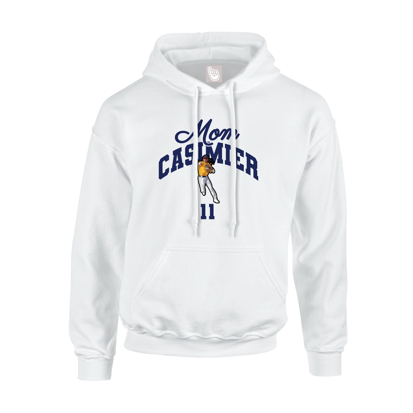 Hoodie — Mothers Day Arch in White