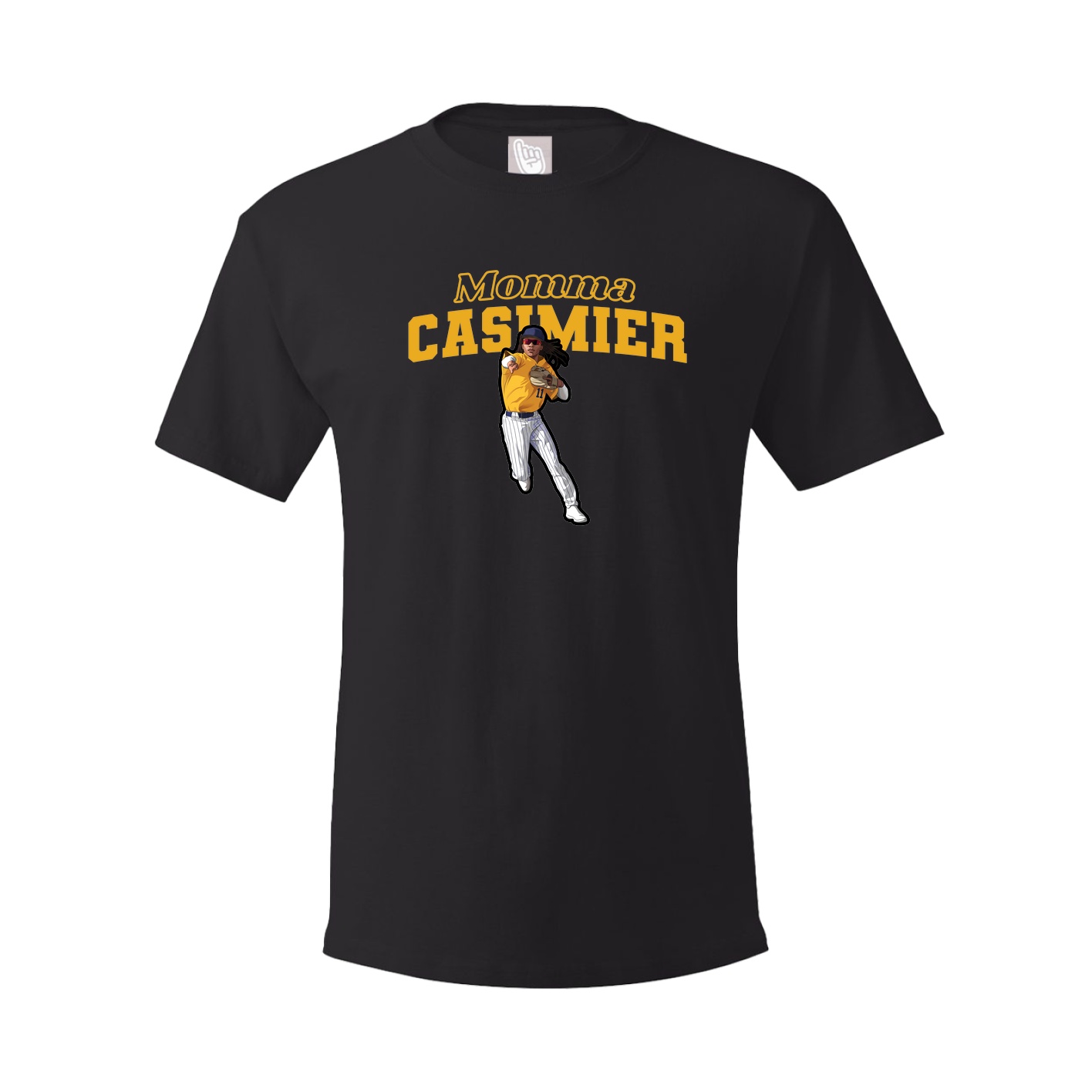 Youth Tee — Mothers Day Block in Black