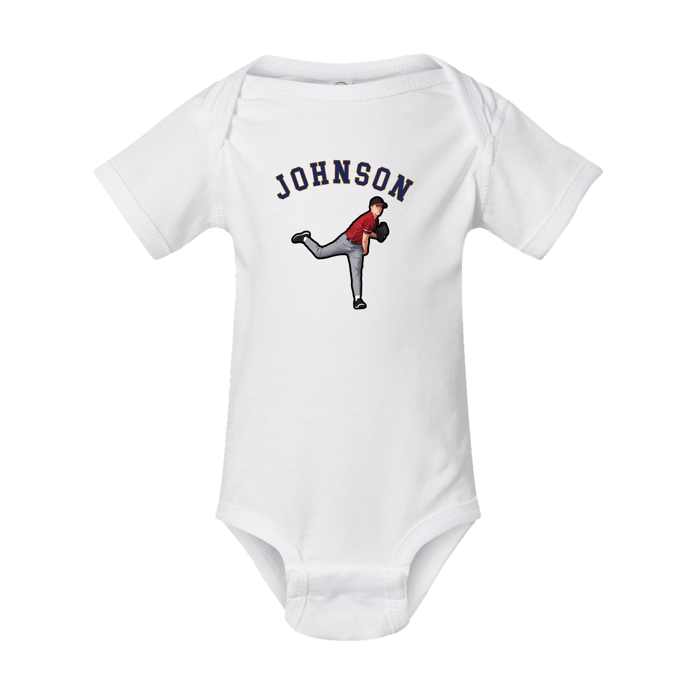 Baby Onesie — Shirsey Arch in White