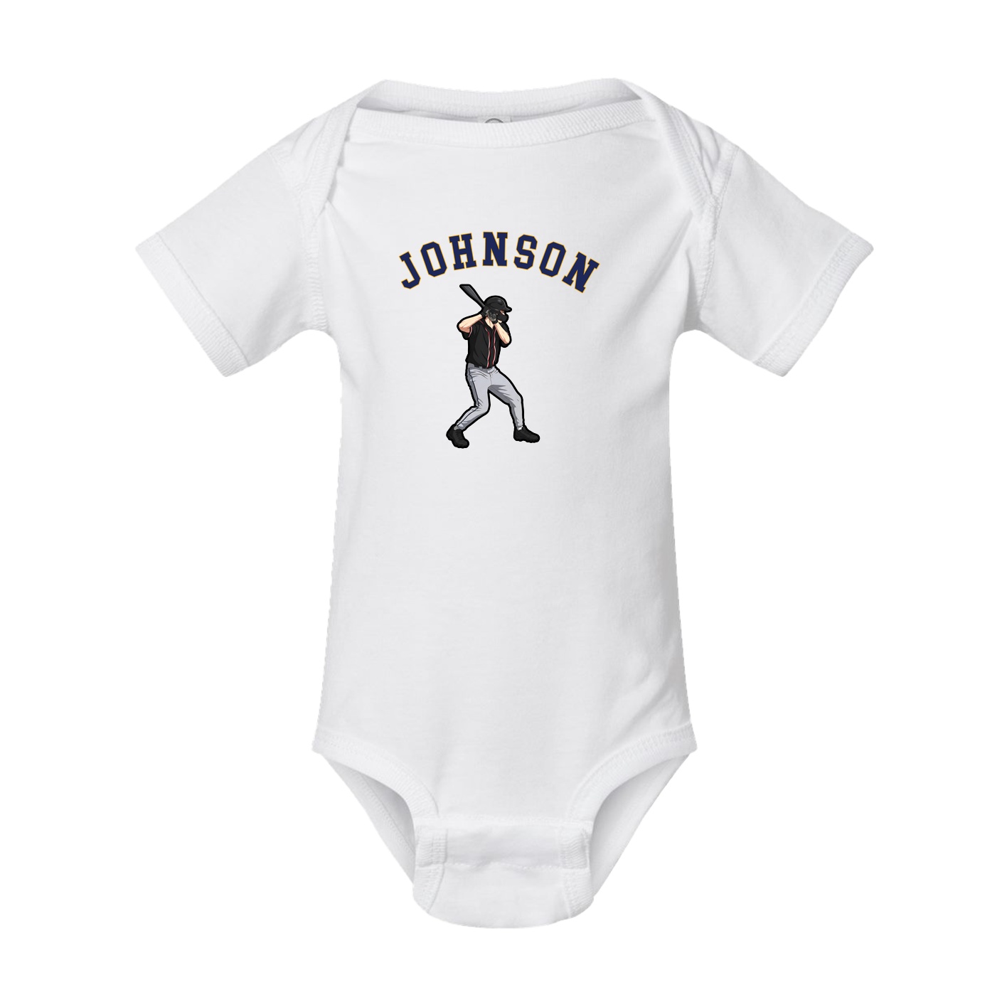 Baby Onesie — Shirsey Arch in White