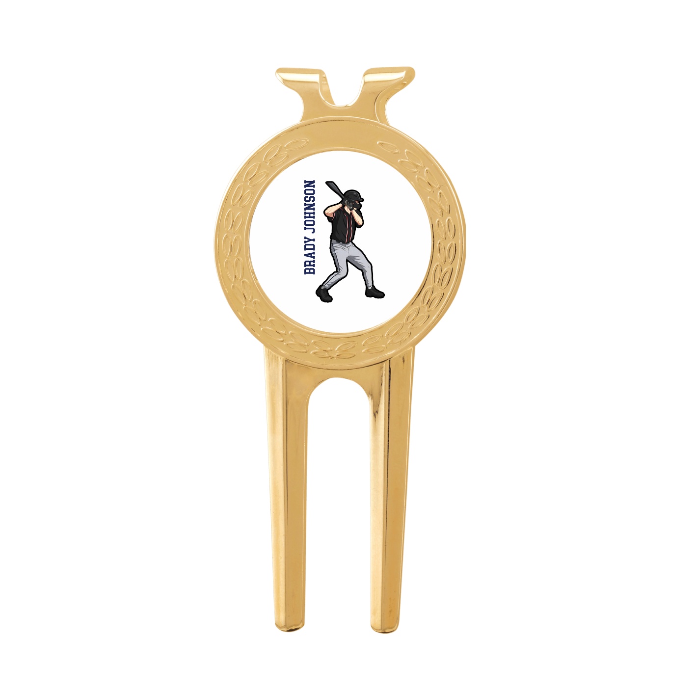 Divot Tool with Ball Marker — Name Vertical in Classic
