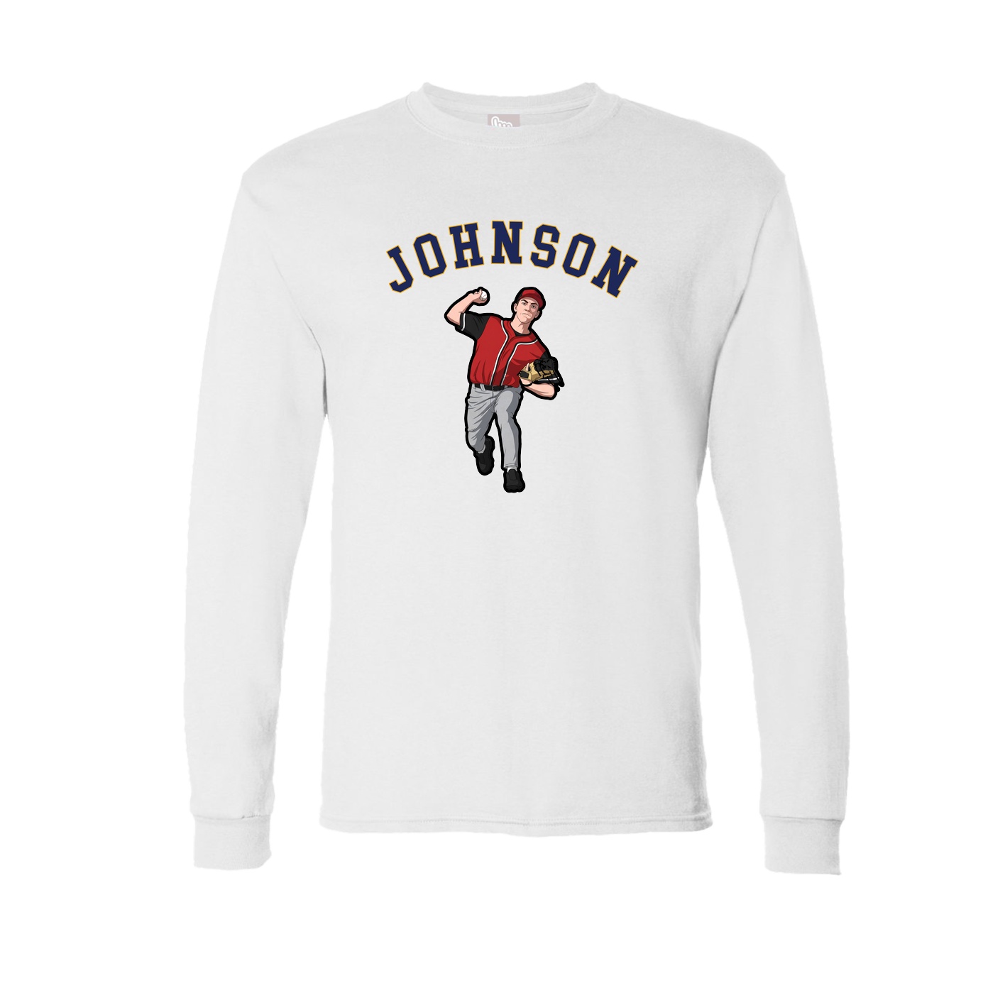 Long Sleeve Tee — Shirsey Arch in White