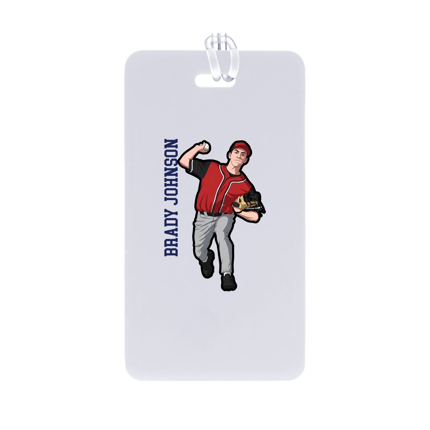 Bag Tag — Name Vertical in Classic