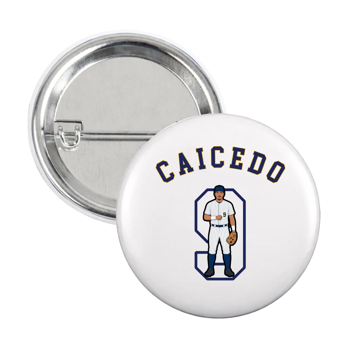 Game Day Button — Shirsey Arch in White