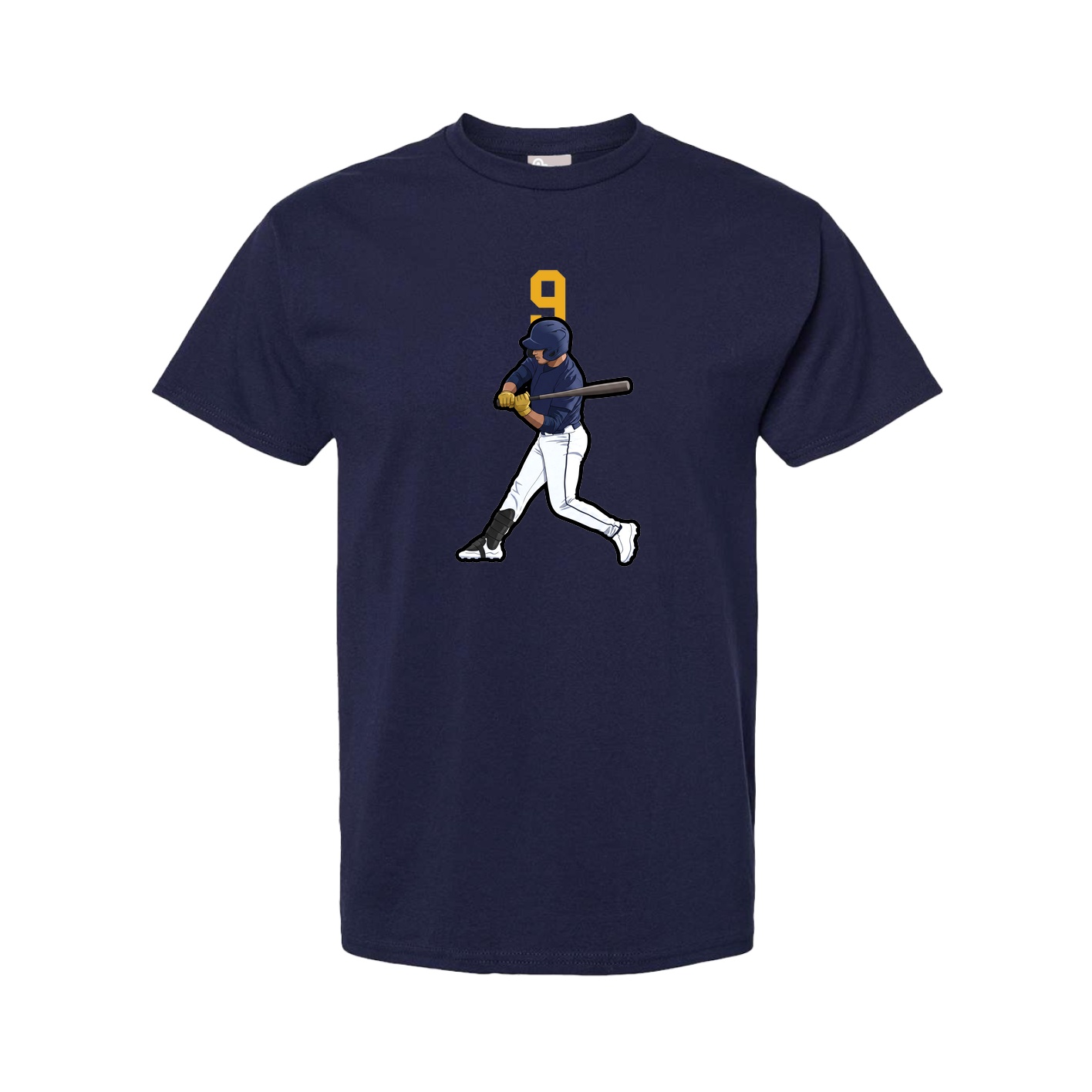 Tee — Number Top in Navy