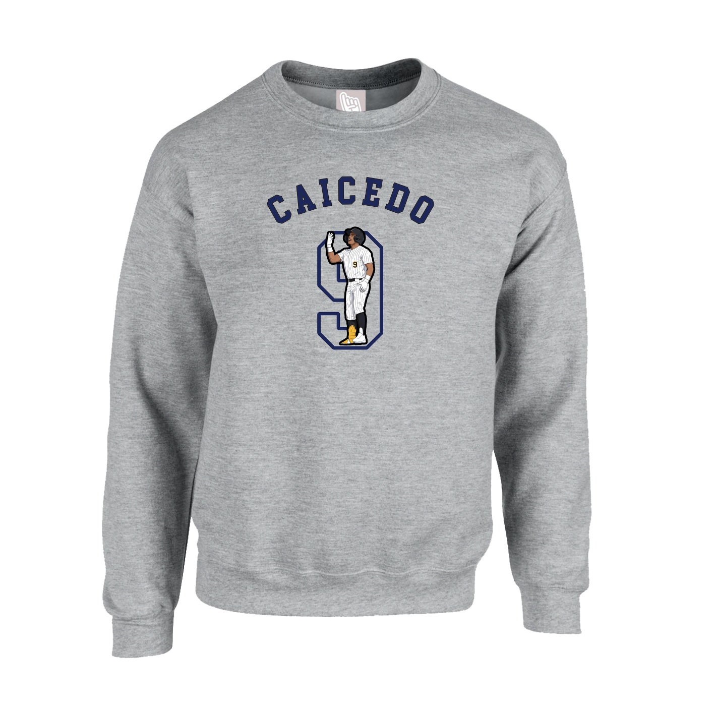 Fleece Crew — Shirsey Arch in Grey