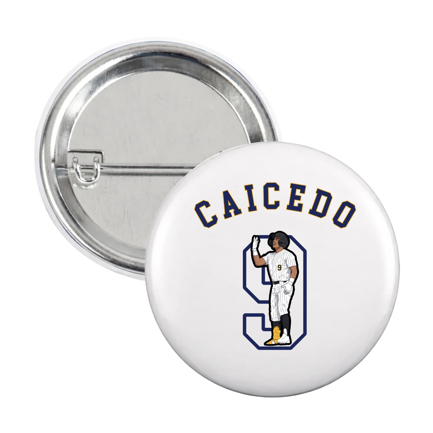 Game Day Button — Shirsey Arch in White