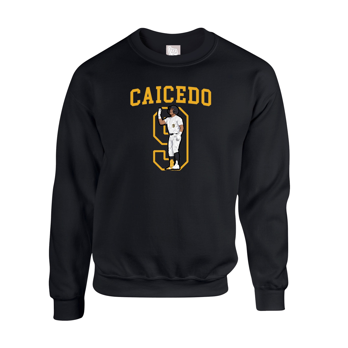 Fleece Crew — Shirsey in Black