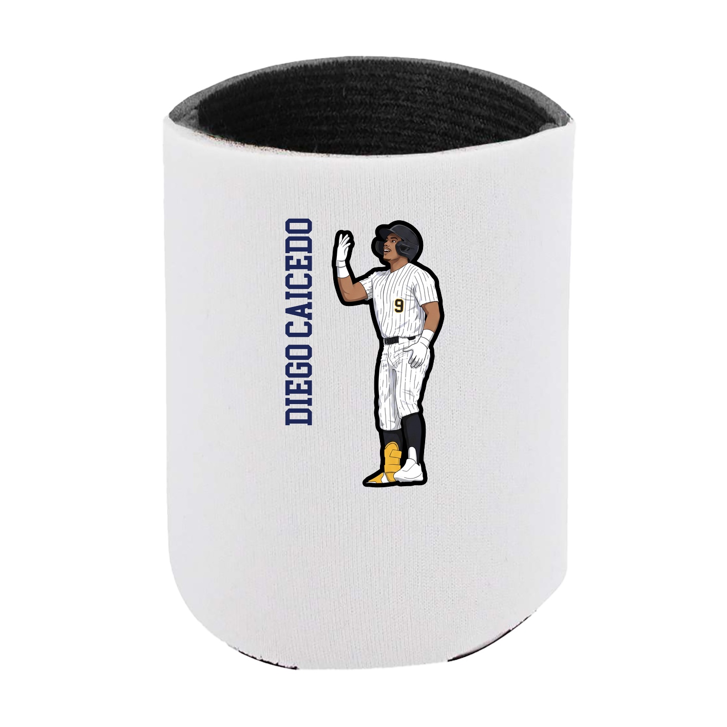 Can Holder — Name Vertical in White