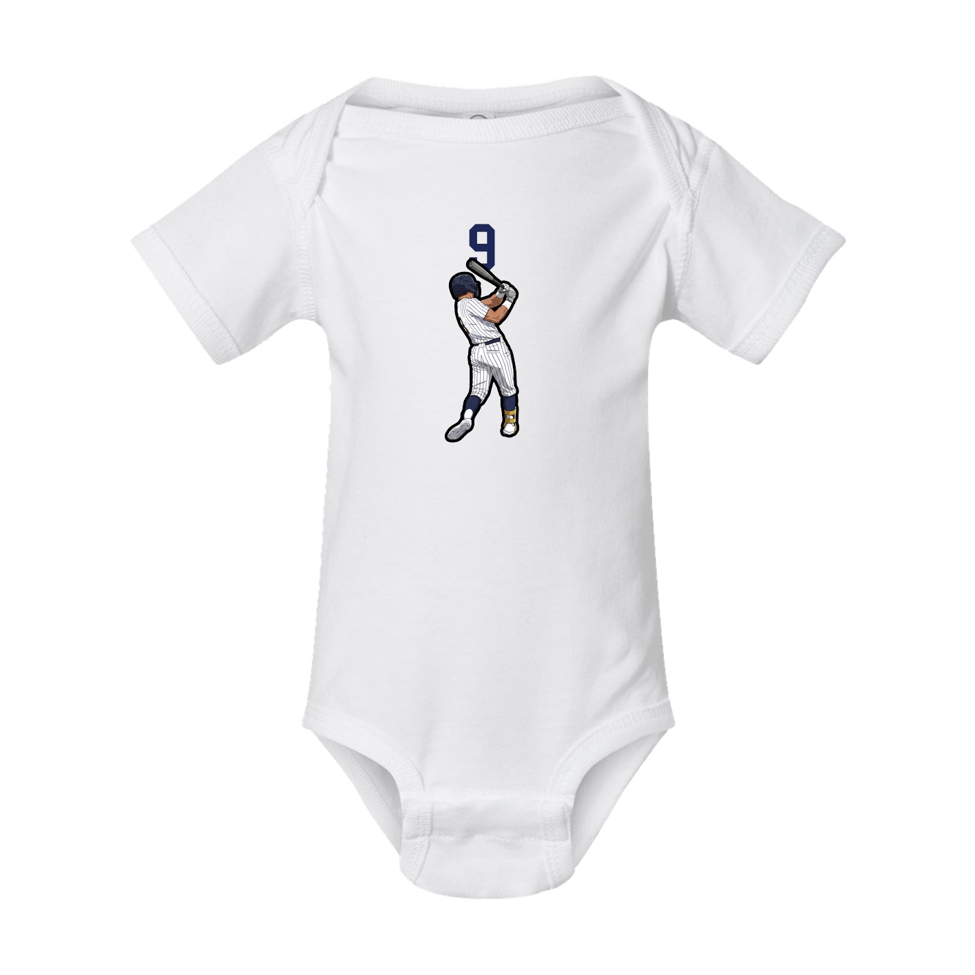 Baby Onesie — Number Top in White