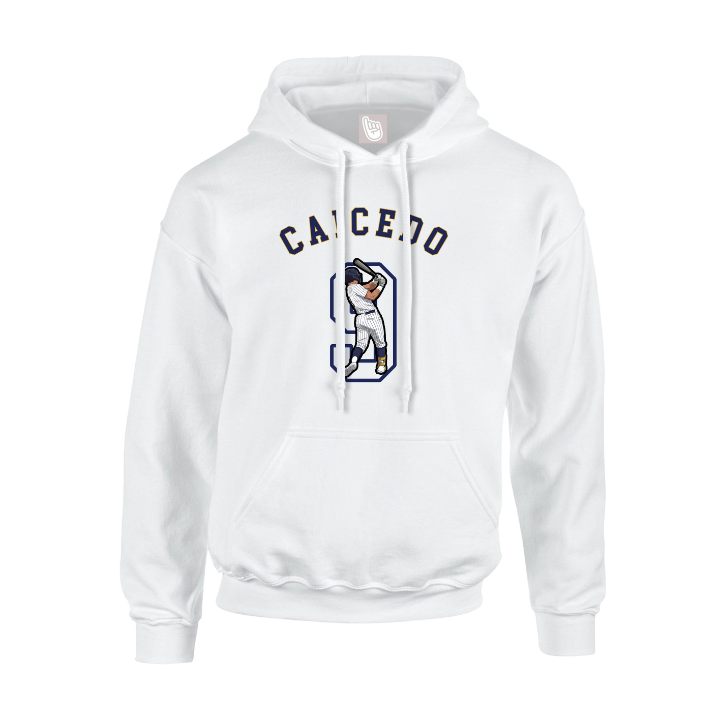 Youth Hoodie — Shirsey Arch in White
