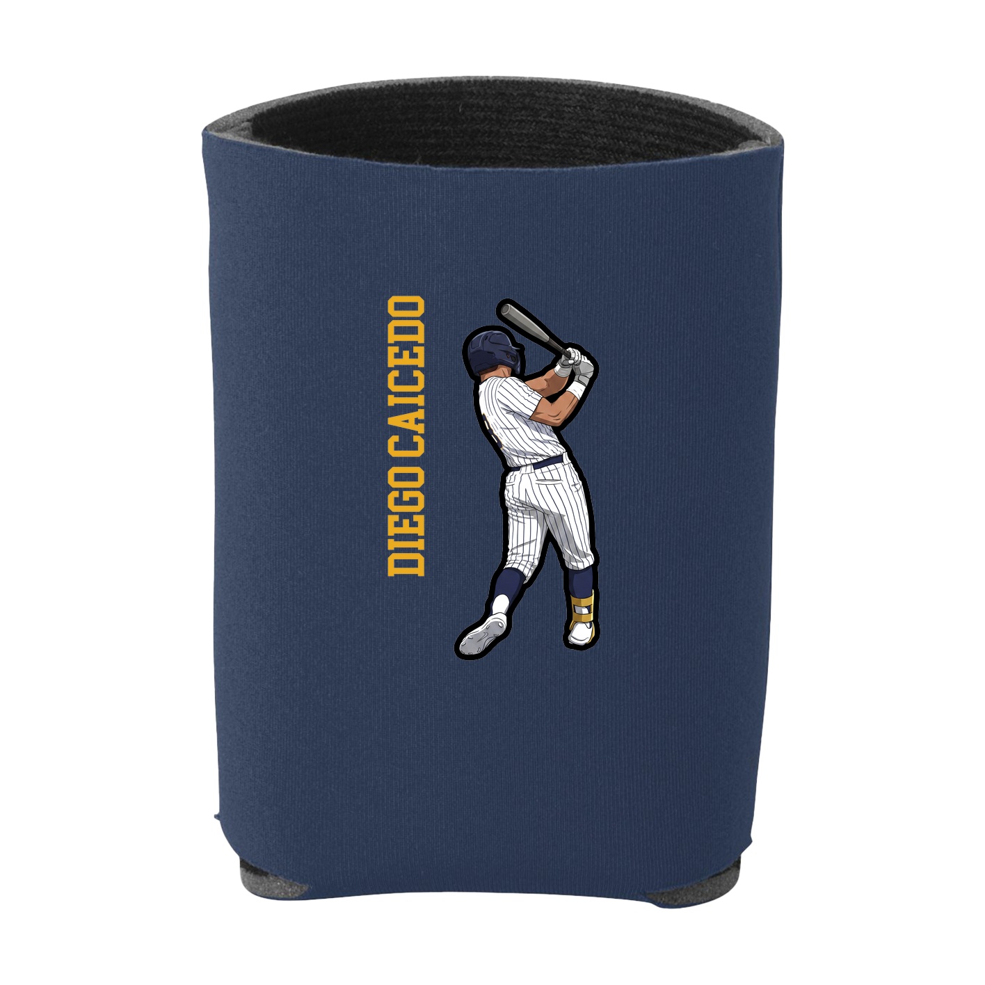 Can Holder — Name Vertical in Navy