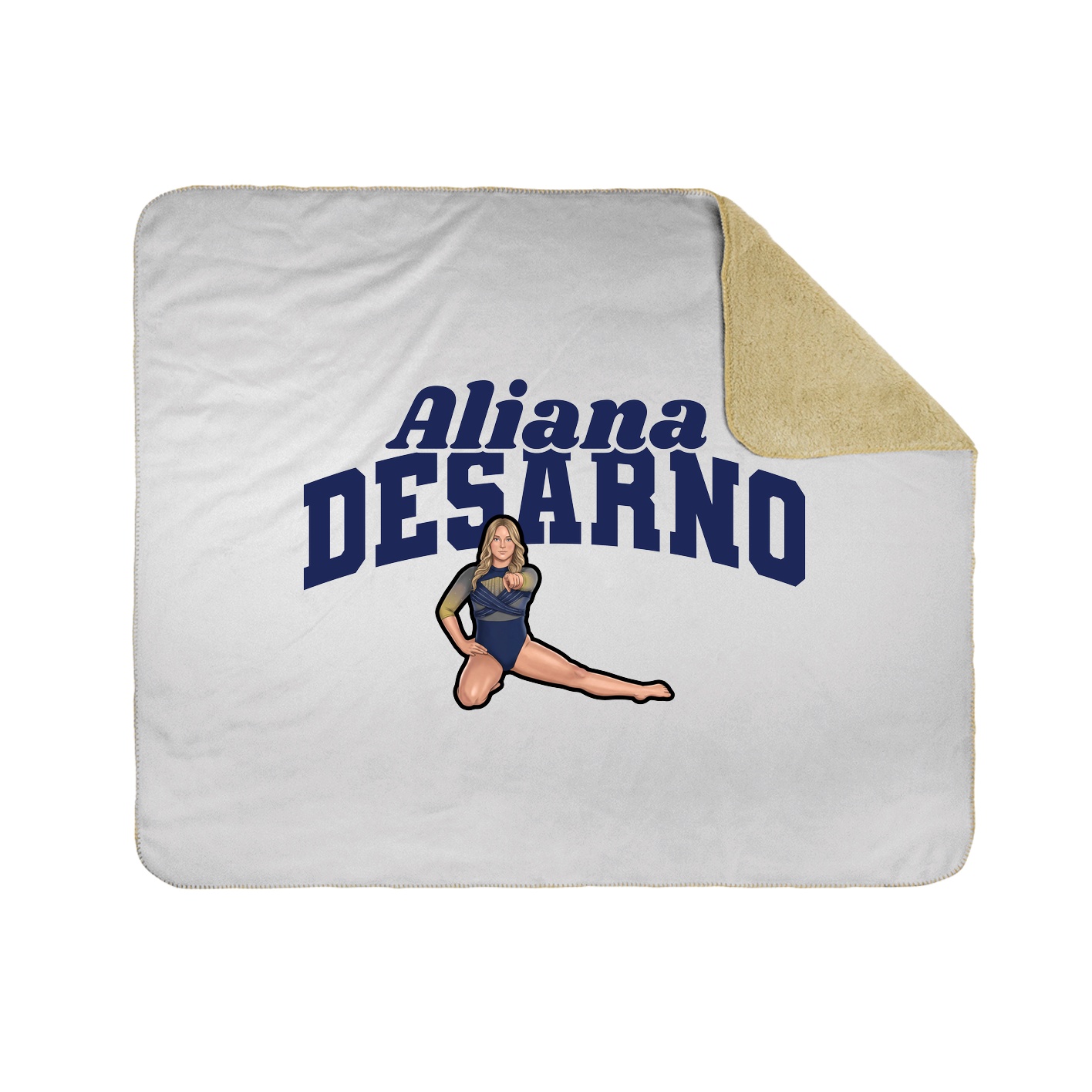 Throw Blanket — Signature Arch in White