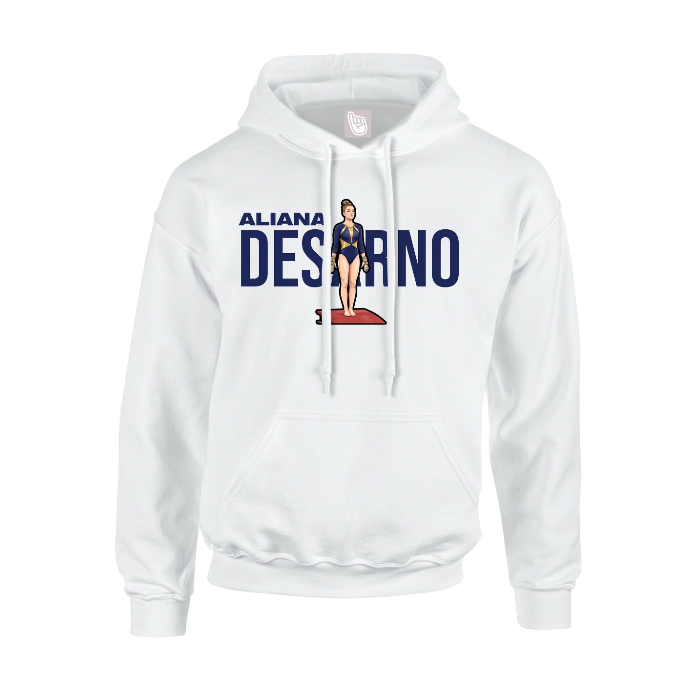 Hoodie — Player Name in White