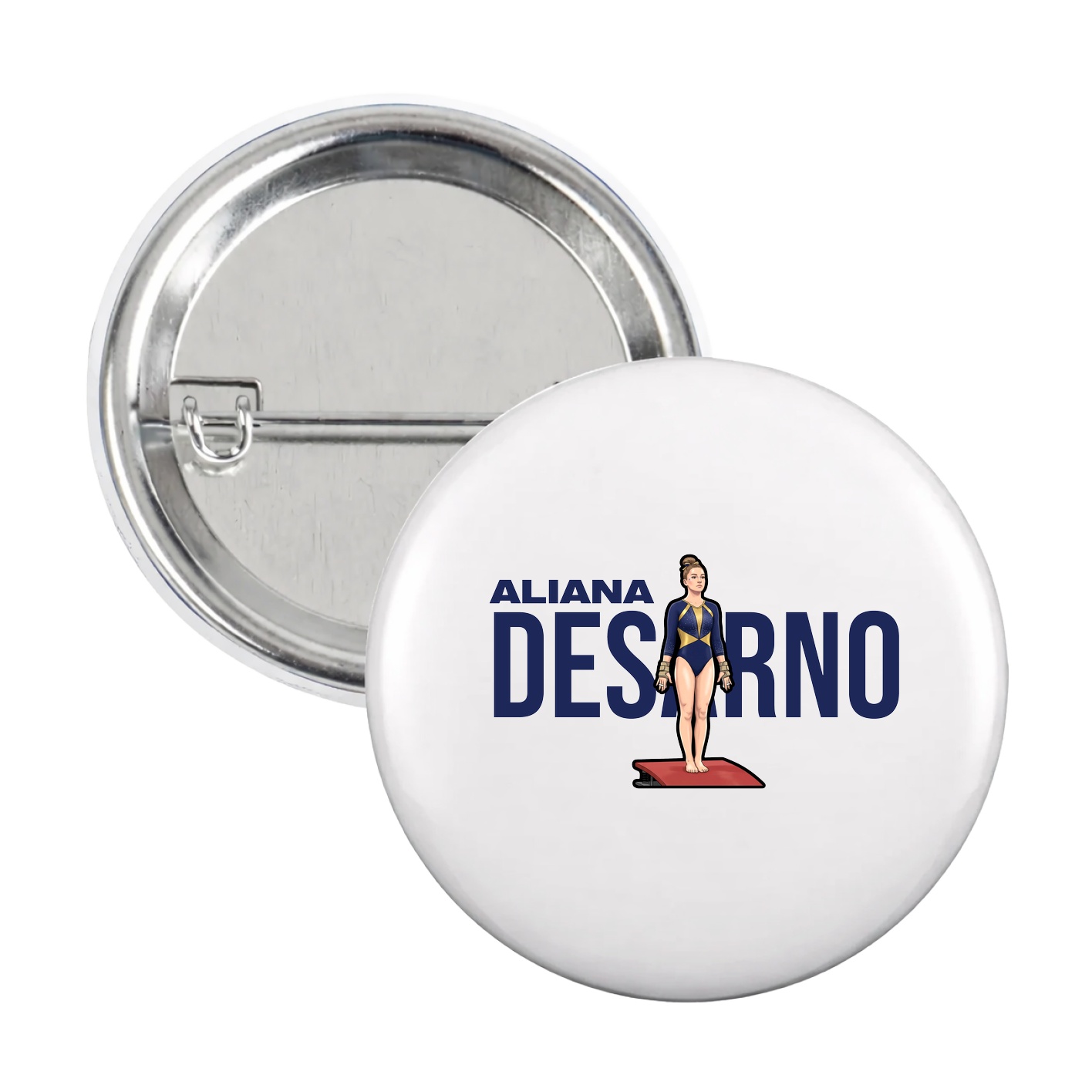 Game Day Button — Player Name in White