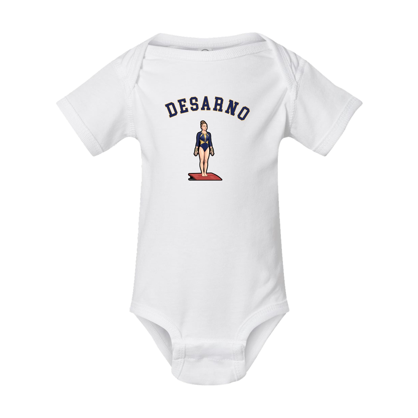 Baby Onesie — Shirsey Arch in White