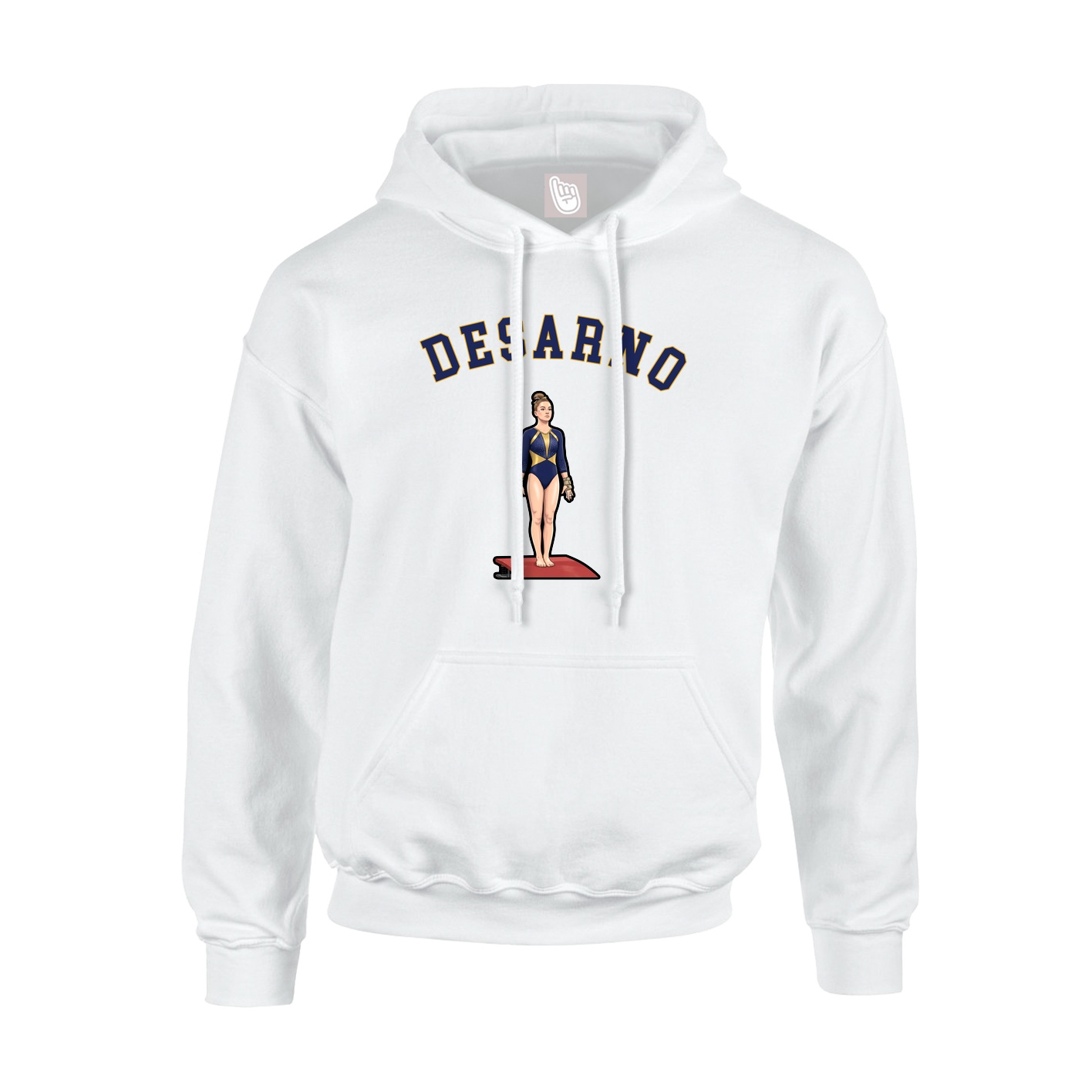 Youth Hoodie — Shirsey Arch in White