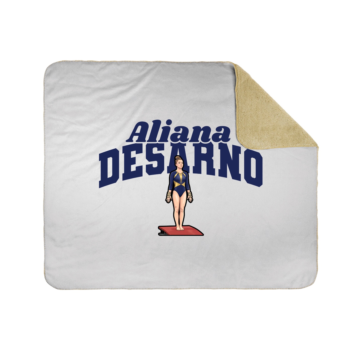 Throw Blanket — Signature Arch in White