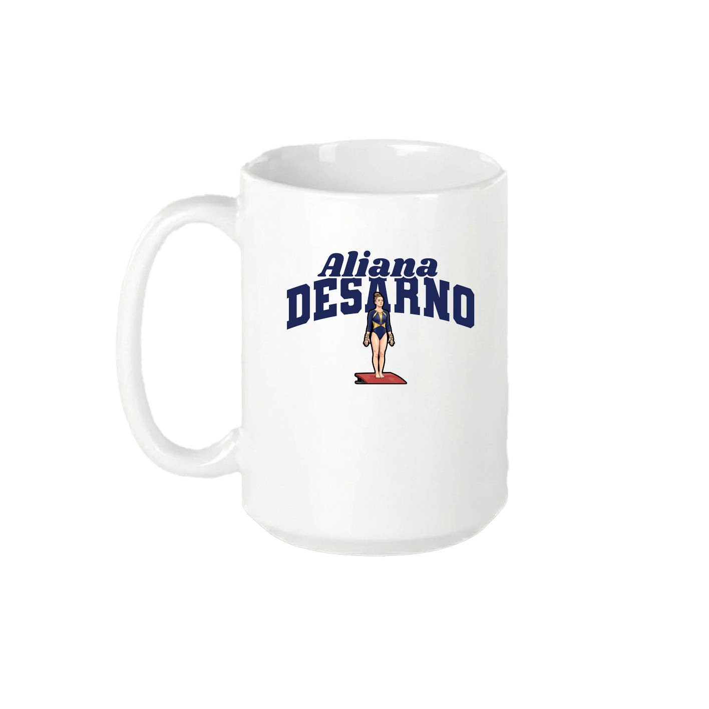 15oz Coffee Mug — Signature Arch in White