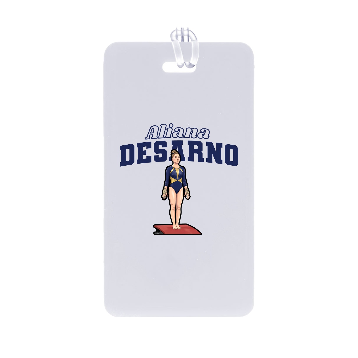 Bag Tag — Name Arch in Classic