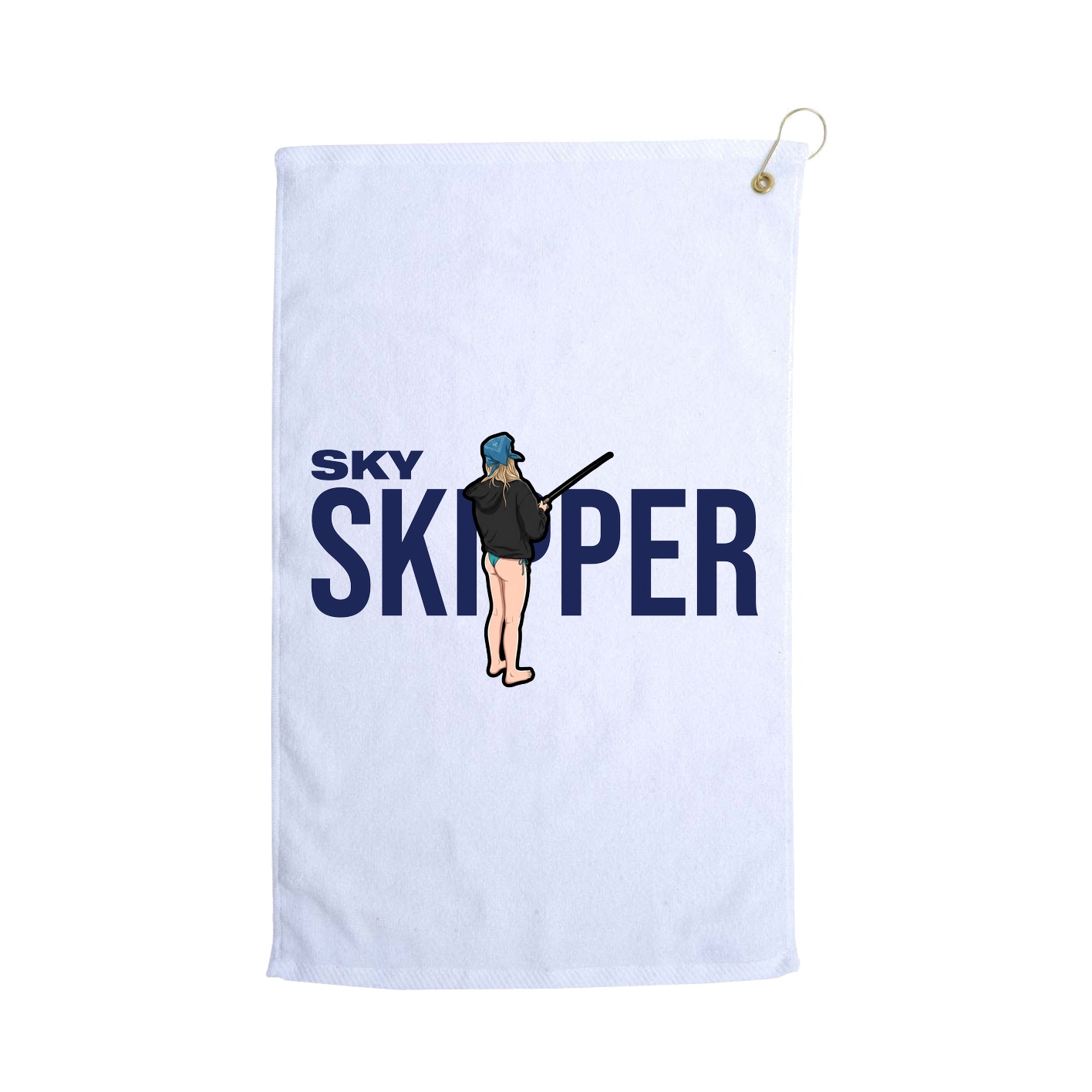 Golf Towel — Player Name in White