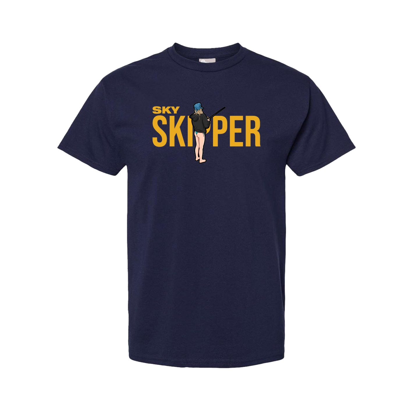 Youth Tee — Player Name in Navy