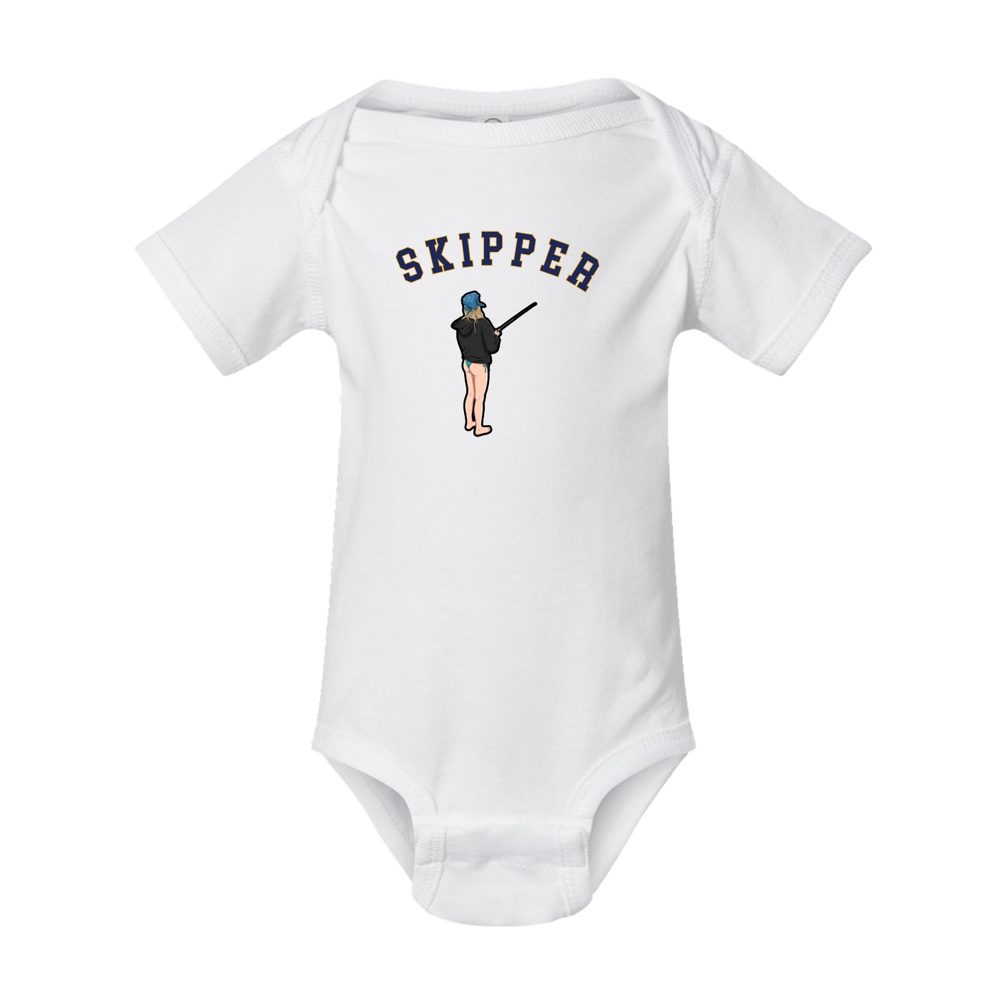 Baby Onesie — Shirsey Arch in White
