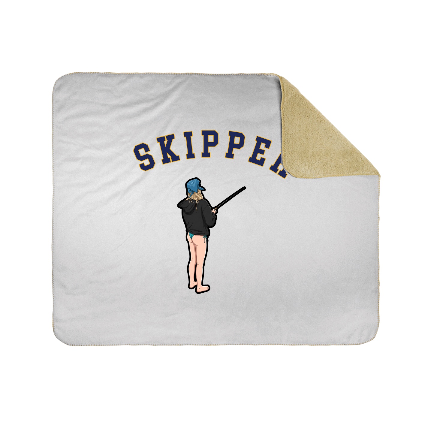 Throw Blanket — Shirsey Arch in White