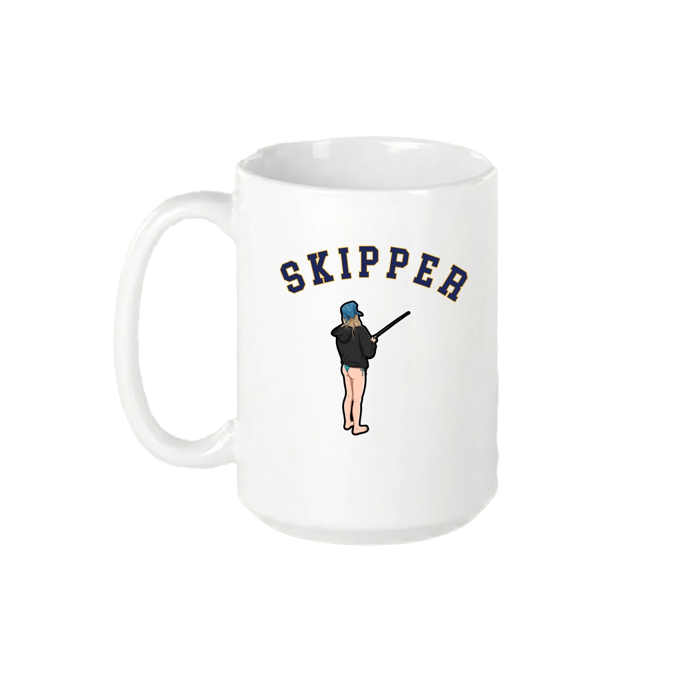 15oz Coffee Mug — Shirsey Arch in White