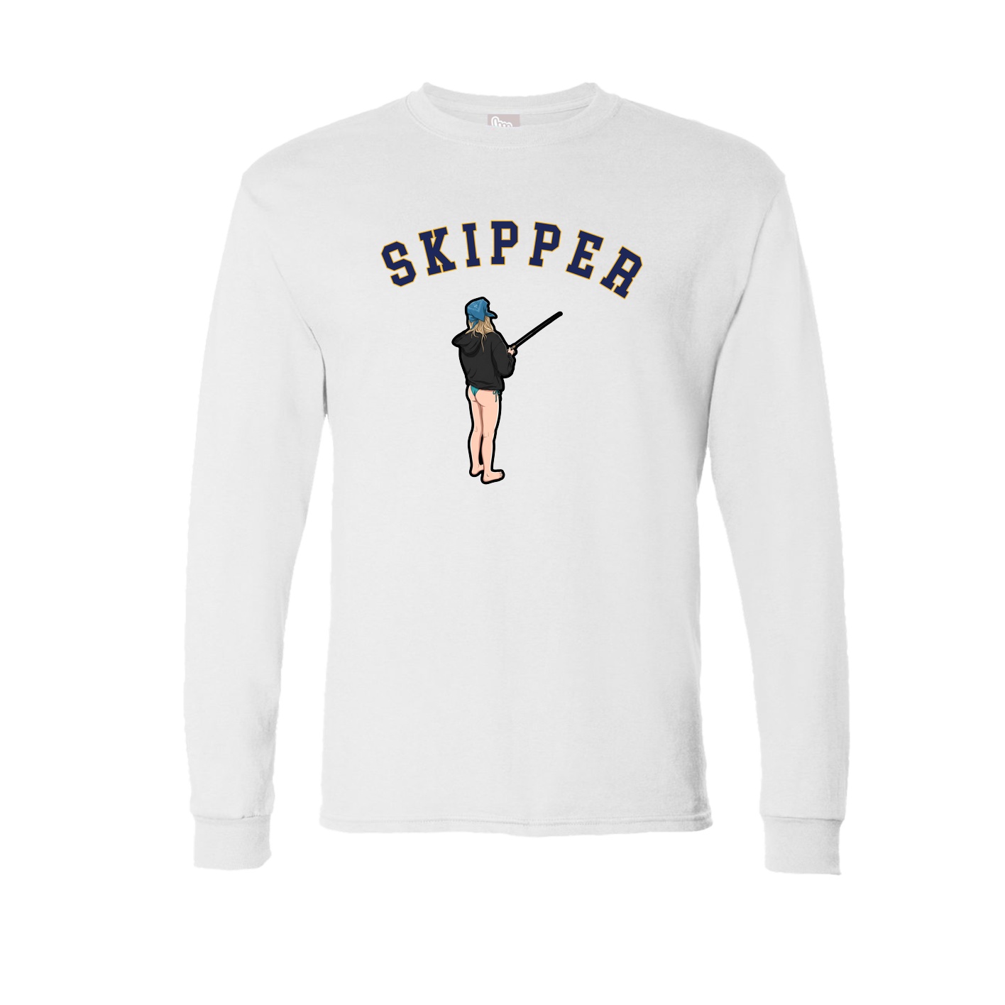 Long Sleeve Tee — Shirsey Arch in White