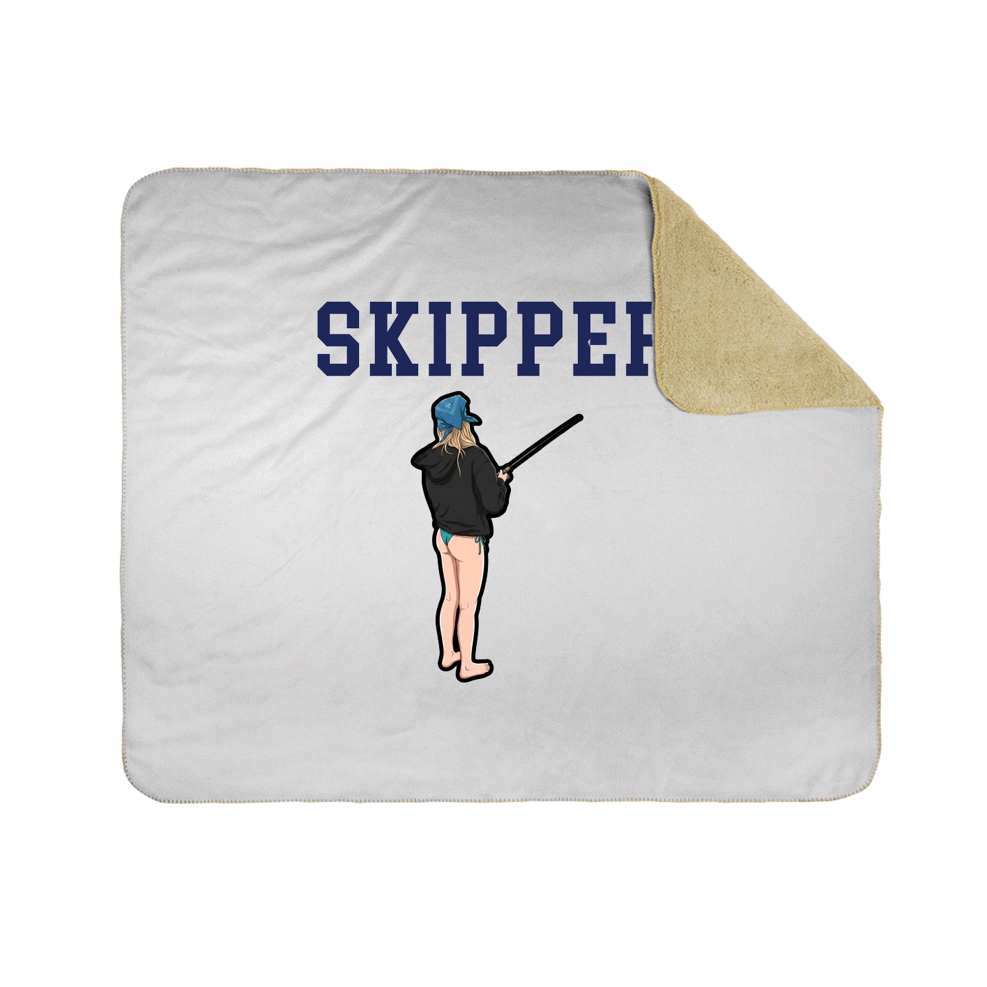 Throw Blanket — Shirsey in White