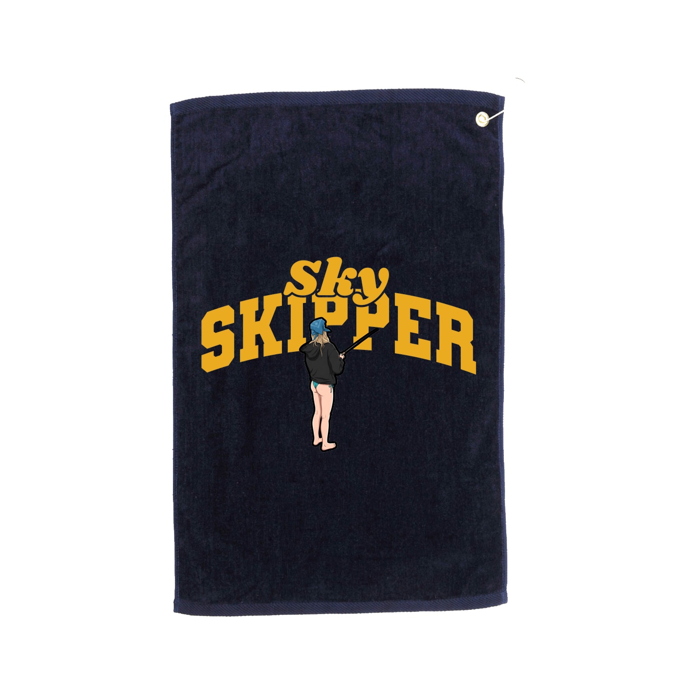 Golf Towel — Signature Arch in Navy