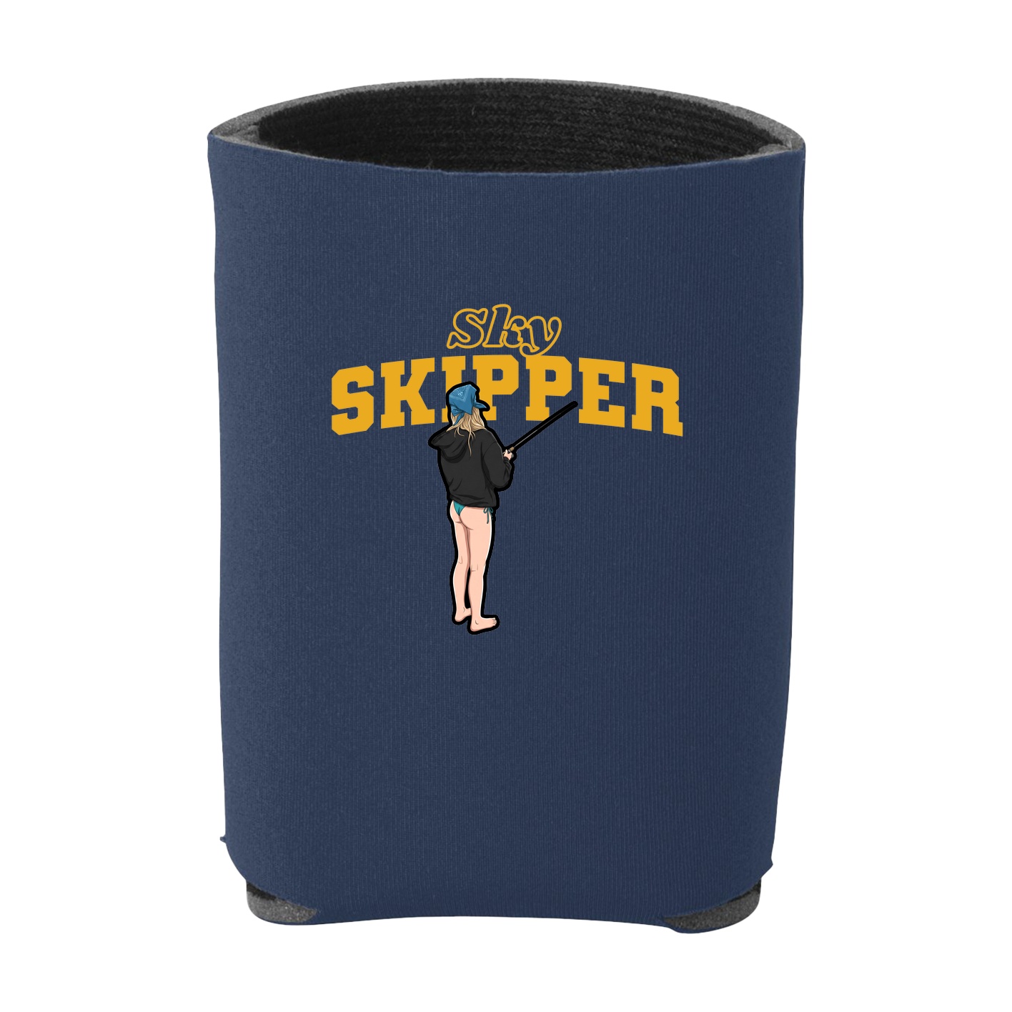 Can Holder — Name Arch in Navy