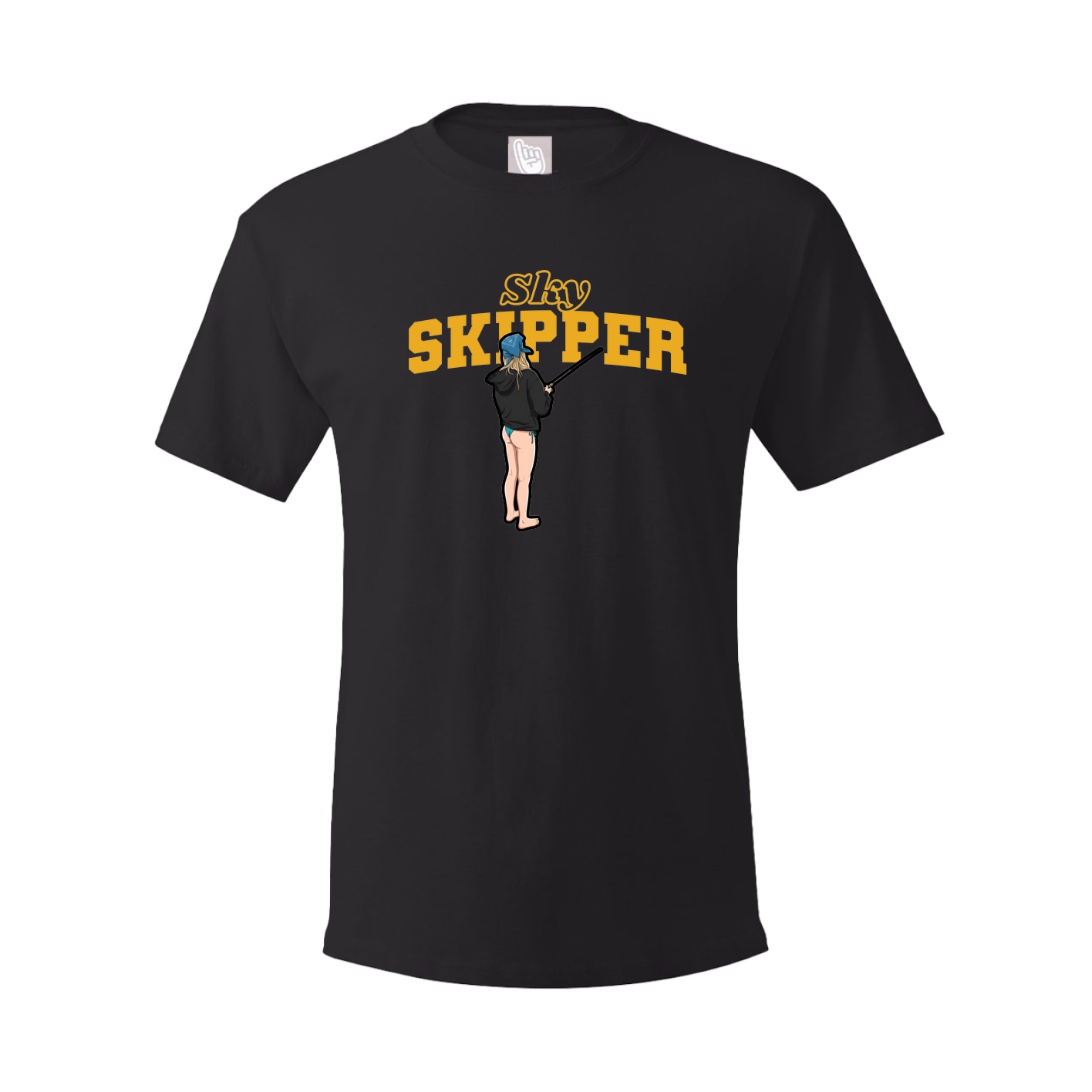 Youth Tee — Name Arch in Black