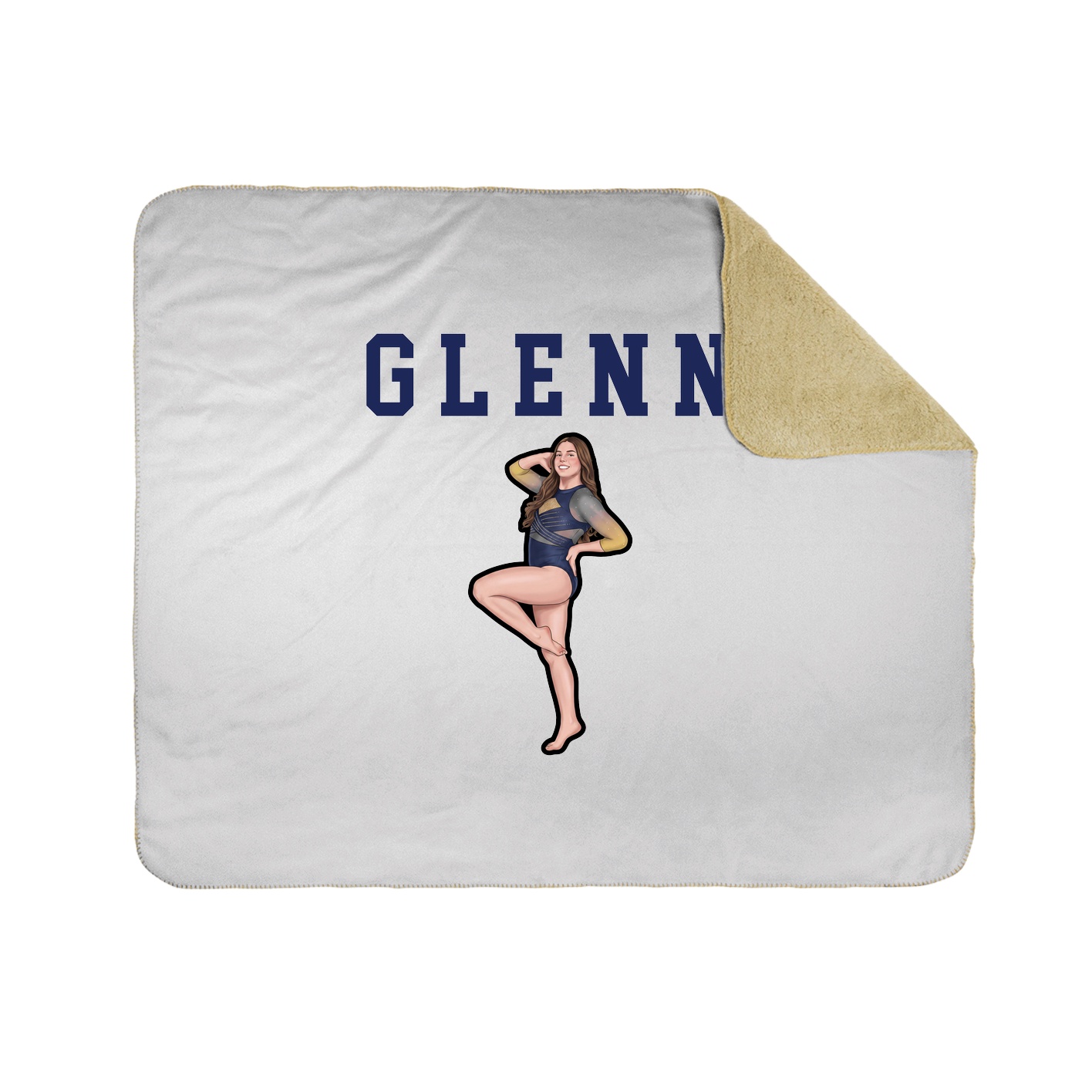 Throw Blanket — Shirsey in White