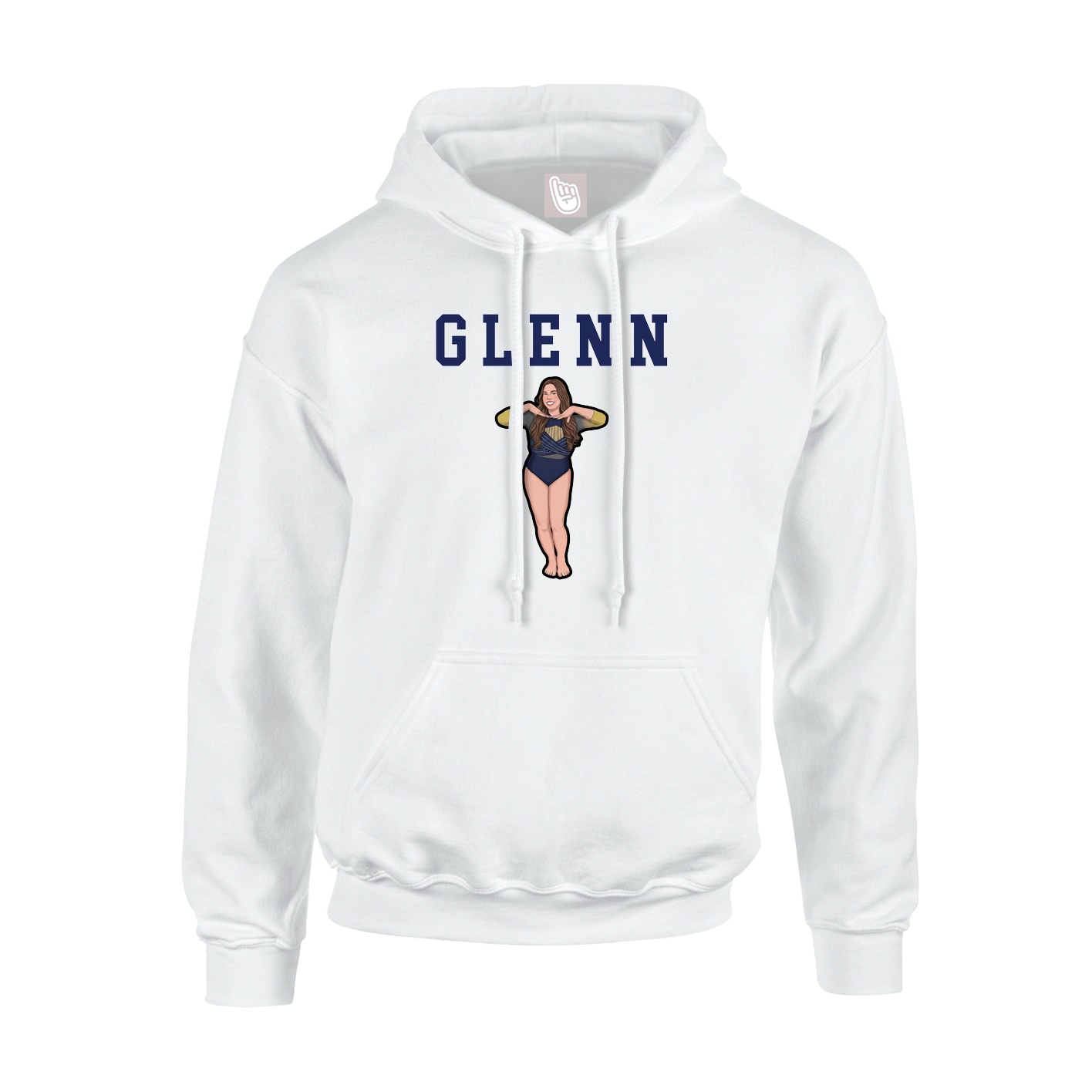 Hoodie — Shirsey in White