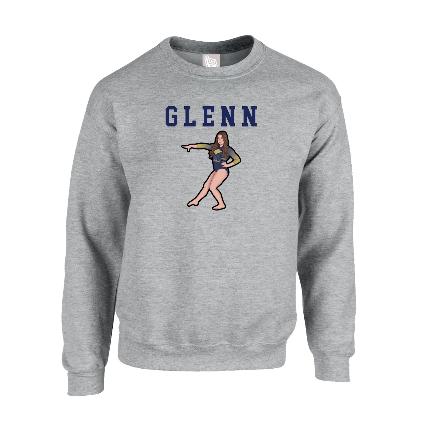 Fleece Crew — Shirsey in Grey