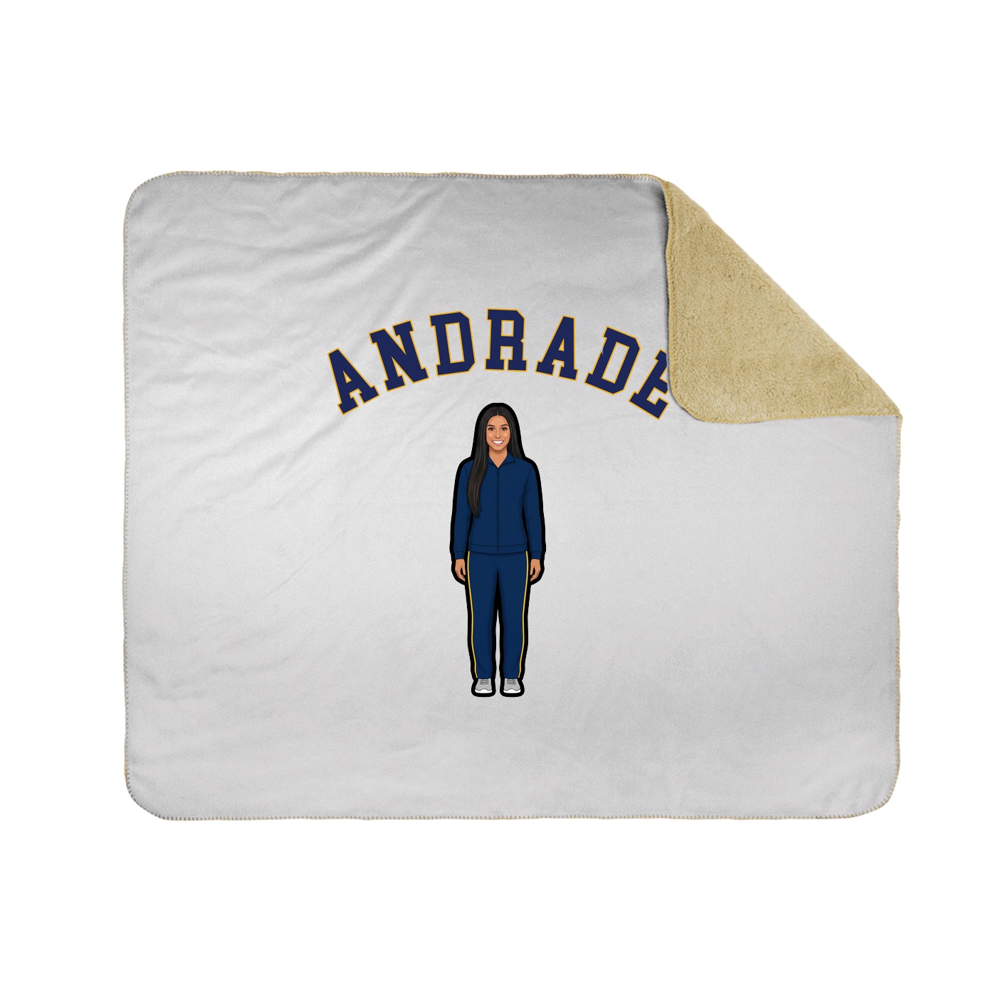 Throw Blanket — Shirsey Arch in White
