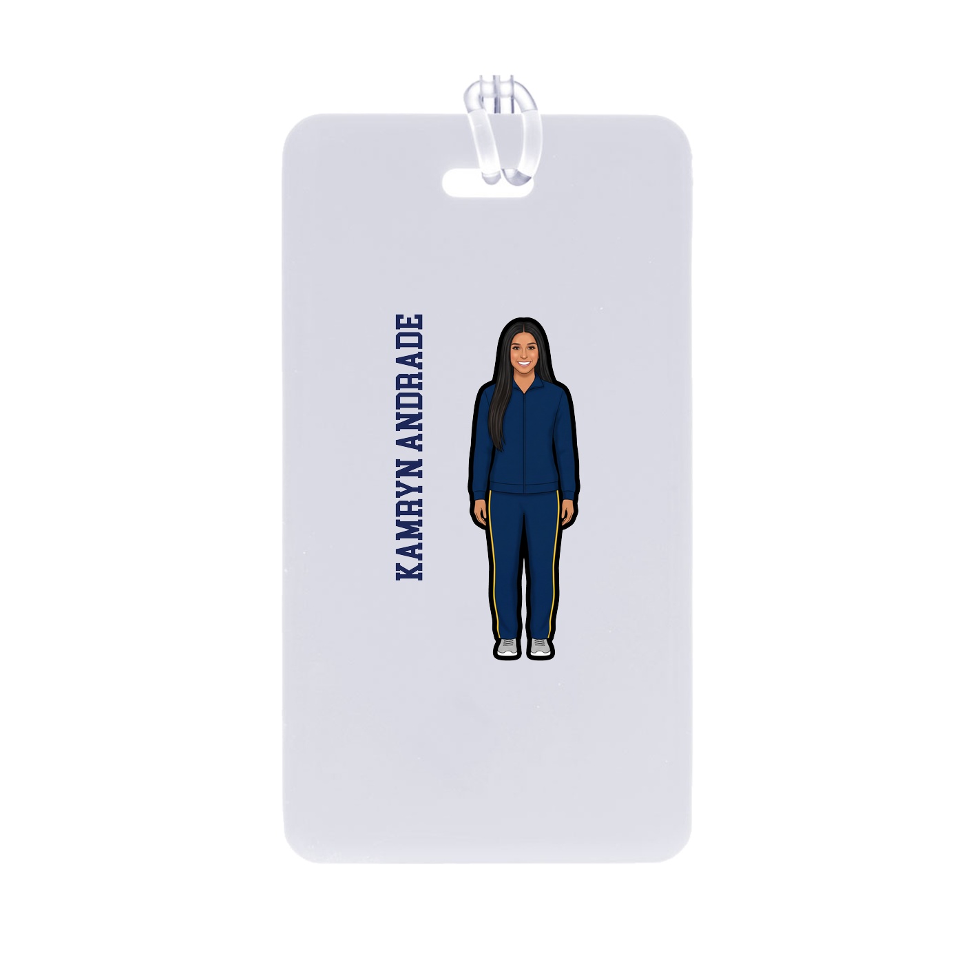 Bag Tag — Name Vertical in Classic