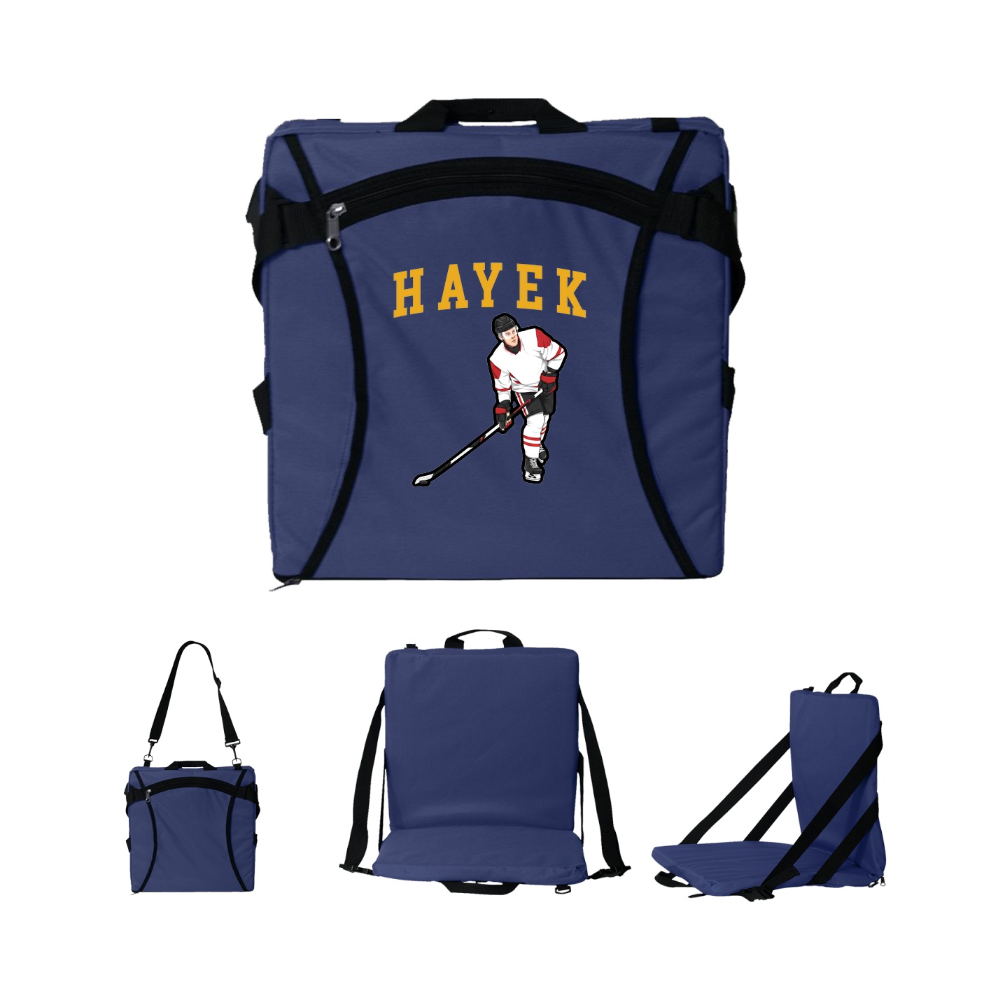 Folding Stadium Seat — Shirsey in Navy