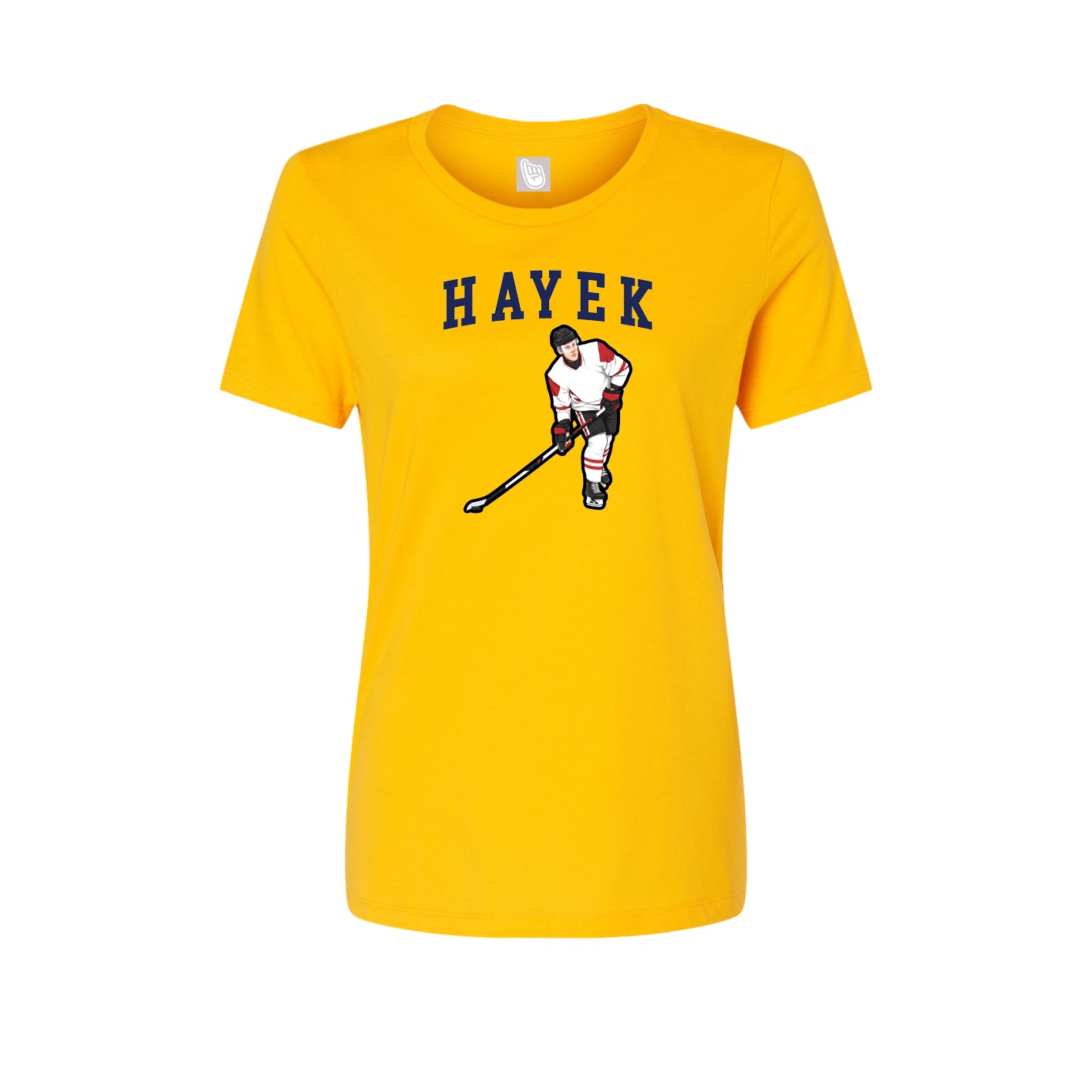 Fitted Women's Tee — Shirsey in Gold