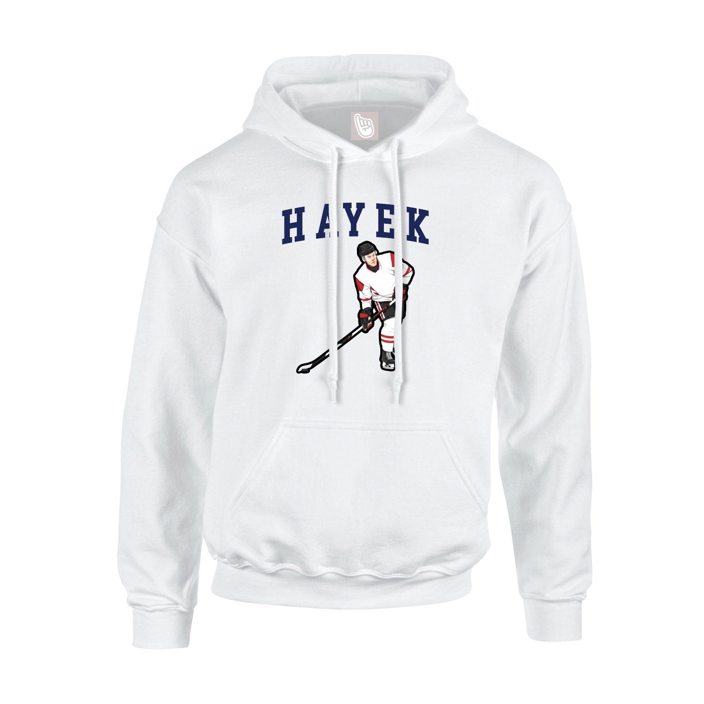 Hoodie — Shirsey in White