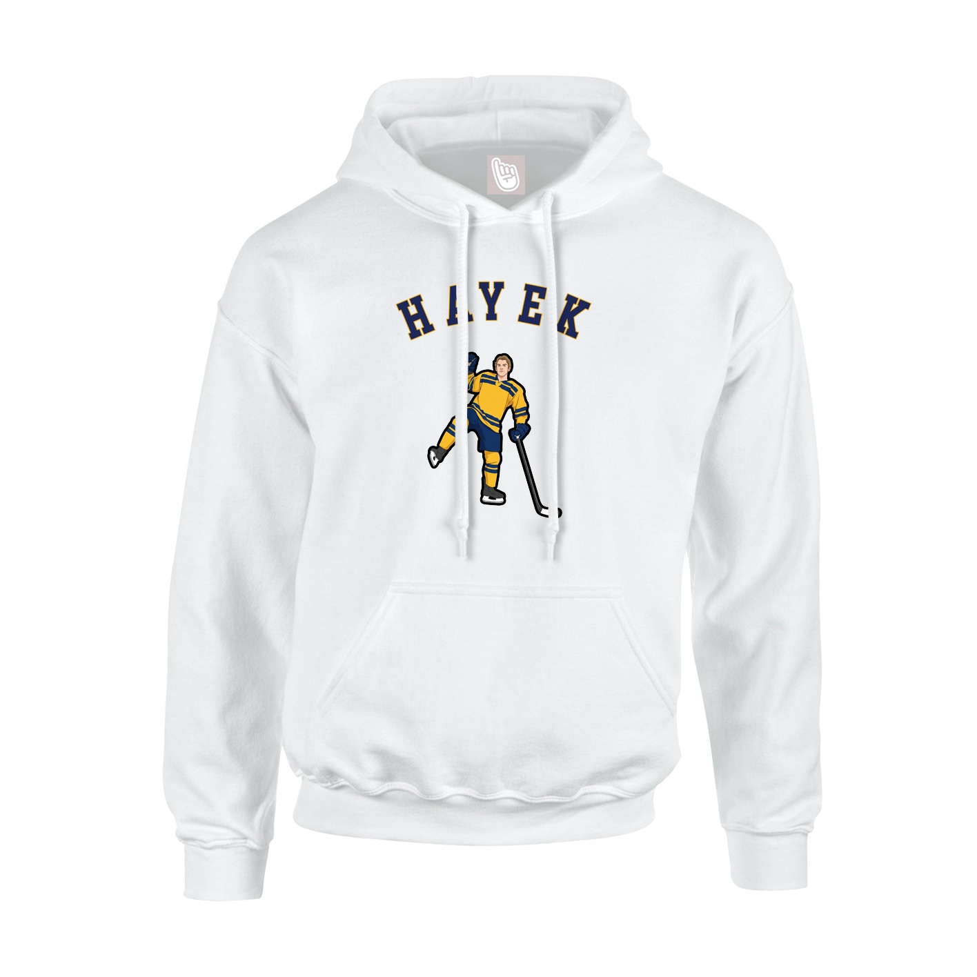 Youth Hoodie — Shirsey Arch in White
