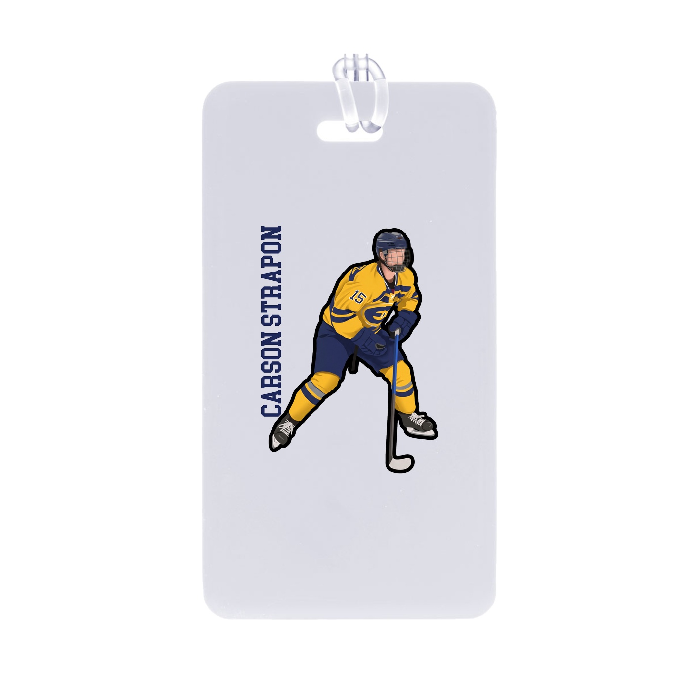 Bag Tag — Name Vertical in Classic