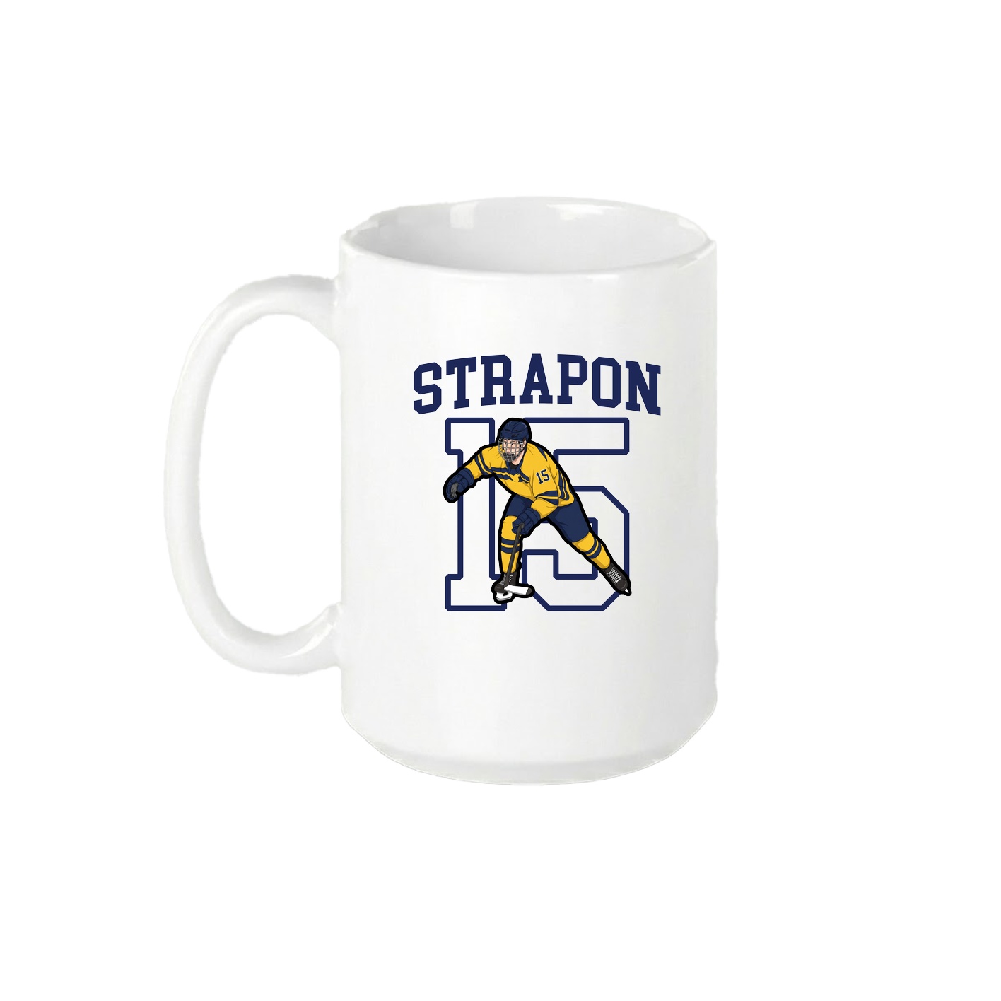 15oz Coffee Mug — Shirsey in White