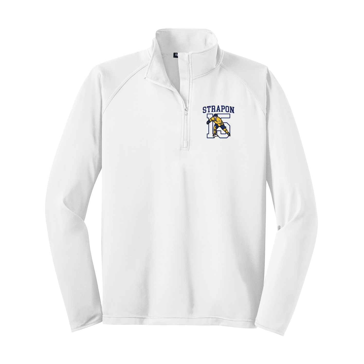 Q-Zip Pullover — Shirsey in White