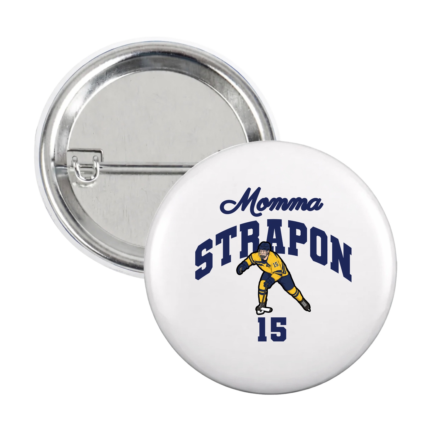 Game Day Button — Mothers Day Arch in White