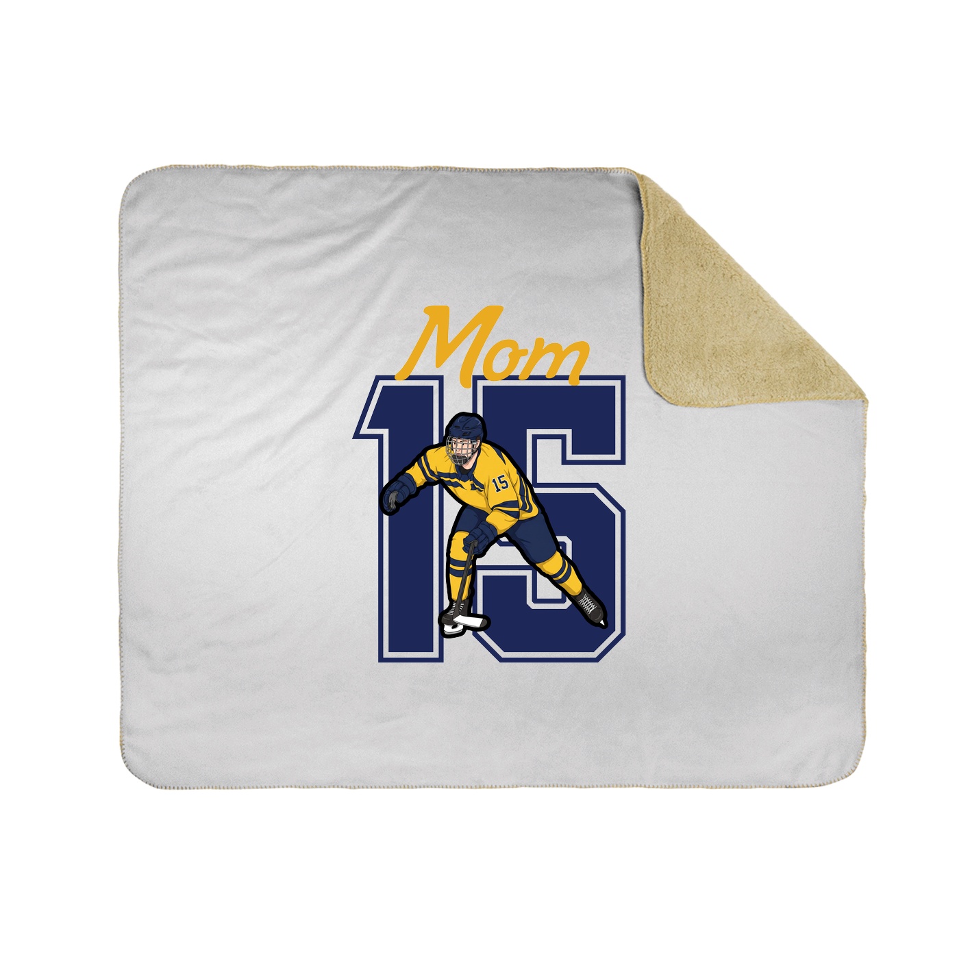 Throw Blanket — Mothers Day Shirsey in White