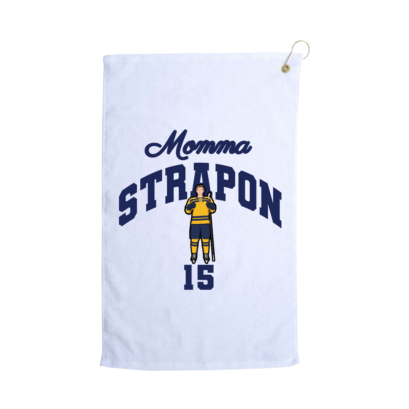 Golf Towel — Mothers Day Arch in White