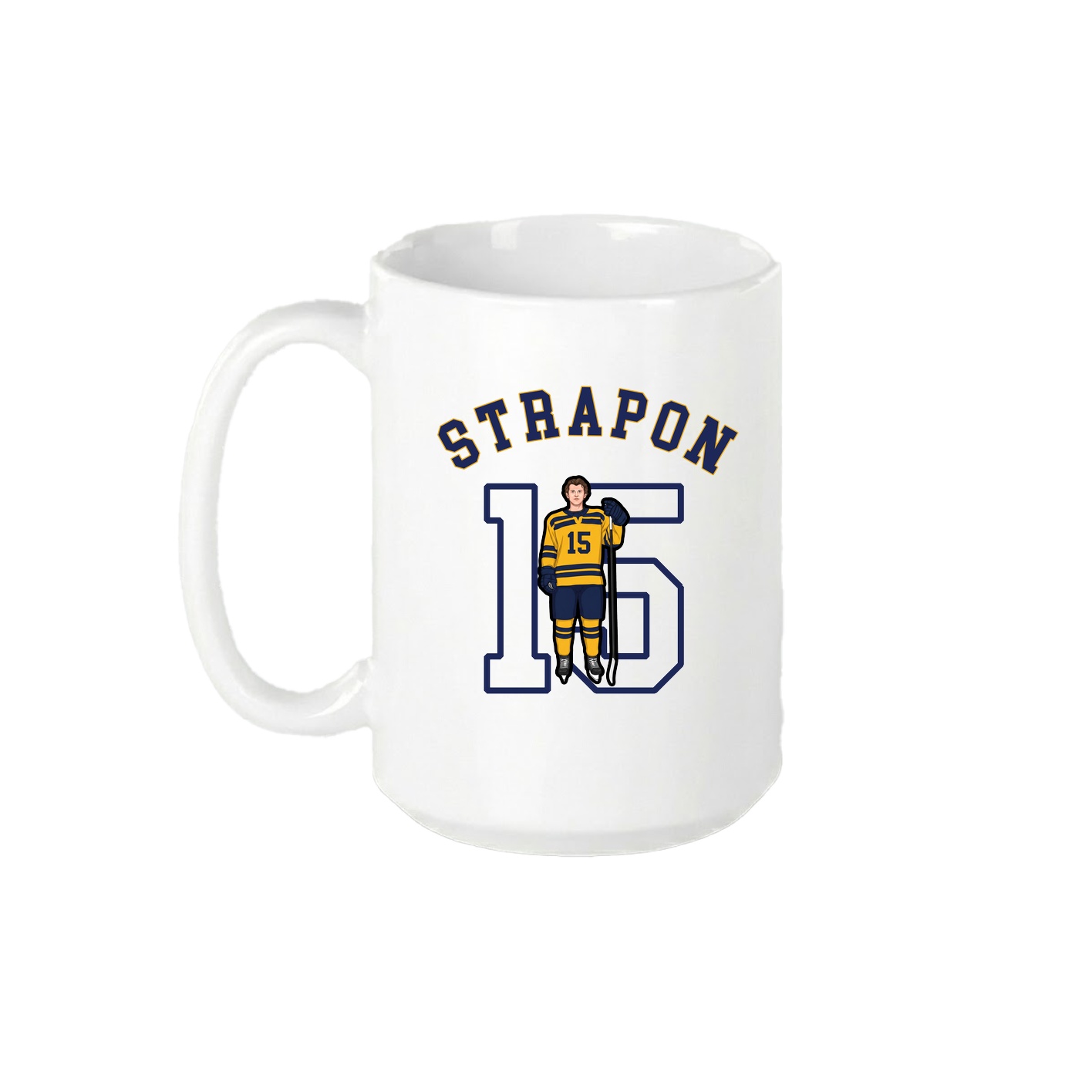15oz Coffee Mug — Shirsey Arch in White